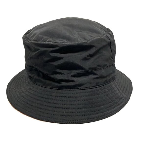 Auth HERMES - Black Nylon Hat - Picture 2 of 9